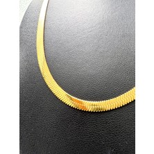 Hena Aksesuar Italyan Zincir Model Çelik Kolye / 60 cm