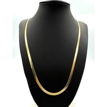 Hena Aksesuar Italyan Zincir Model Çelik Kolye / 60 cm