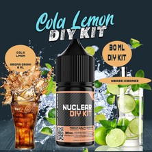 Nuclear Kimya Cola Lemon 30 60 100 ml Dıy Kit Cola Limon Buz Gıda Aroması  ( 6 ml Aroma Içerir )