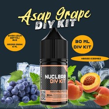 Nuclear Kimya Asap Grape 30 60 100 ml Dıy Siyah Üzüm Buz Aroması 6 ml (Aroma İçerir)