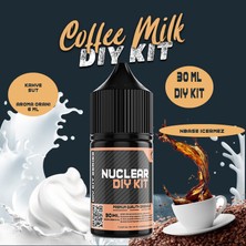 Nuclear Kimya Coffee Milk 30 60 100 ml Dıy Kit Kahve Süt Gıda Aroması 6 ml (Aroma Içerir )