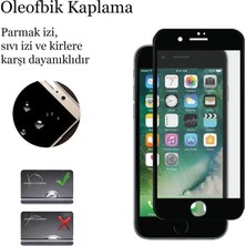 CepStok Apple iPhone 8 Kırılmaz Cam 5d Tam Kaplayan 9h Temperli Ekran Koruyucu