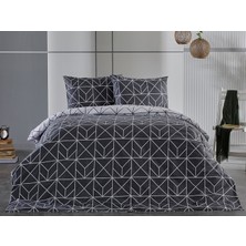 Doqu Home Ranforce Polka Nevresim Takımı Tek Kişilik - Antrasit