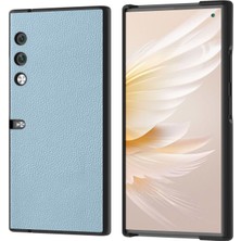 Xshine Honor V Purse Kasa Inek Deri Kaplamalı Pc Litchi Doku Geri Telefon Kapağı (Yurt Dışından)