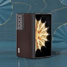 Xshine Honor Magic V2 5g Nappa Doku Pu Deri + Pc Kılıfı Ultra-Ince Koruyucu Telefon Kapağı (Yurt Dışından)