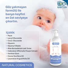 Babyton Göz Yakmayan Doğal İçerikli  Bebek ve Çocuk Şampuanı 400 ml