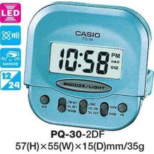 Casio PQ-30-2DF Alarmlı Led Masa Saati