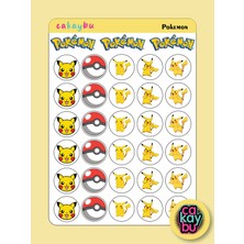 Cakaybu Pokemon Sticker Set 3cm 33 Adet
