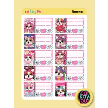 Cakaybu Simones Defter Etiketi 1 Sayfa