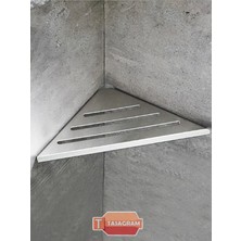 Tasagram Banyo Rafları Köşe Depolama Rafı Paslanmaz Çelik Üçgen Havlu Saklama Duş Rafı Banyo Aksesuarları
