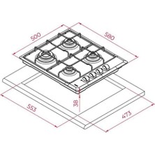 Teka Chef 3 Siyah Ankastre Set ( He 715 Bk - Hlx 640 Bk - Dbt 60 Bk )