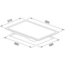 Franke Inox Ankastre Set ( Fdfpl 905 I Xs Ada Tipi Davlumbaz -Frsm 905 Ocak - Fsm 86 H Xs Fırın )