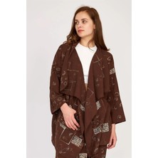 Boho Şalvar Pantolon Asimetrik Ceket Takım