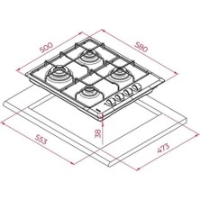 Teka Chef 4 Siyah Ankastre Set ( Heb 723 Bk - Hlx 640 Bk - Dbt 60 Bk)