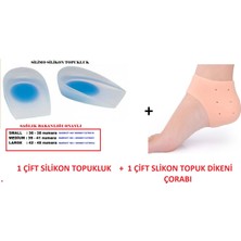 Silimo Tam Ortopedik Anatomik Silikon Ayakkabı Topukluk Tabanlık Topuk Çorabı
