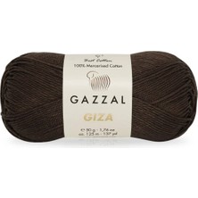 Gazzal Giza El Örgü Ipi  | Koyu Kahve 2486