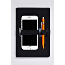 Nuuna Gri Noktalı A5 Defter Voyager Black