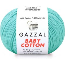 Gazzal Baby Cotton El Örgü İpi Gökyüzü 3452