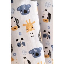Melomio Organik Müslin Panço Bebek Çocuk Plaj Panço Koala 1-2 Yaş