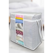 Flosoft Pencereli Saklama Çantası, Yastık Havlu Kıyafet Çamaşır Hurcu Düzenleyici 30X45X50CM
