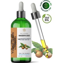 Young Souls Aromatherapy Nutmeg Carrier Oil ( Cold Pressed ) Muskat Bitkisel Taşıyıcı Yağ ( Soğuk Sıkım ) 100 ml