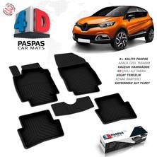 S-Dizayn Renault Captur 4D Havuzlu Paspas 2013-2020 A+ Kalite