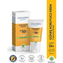 Celenes By Sweden Celenes Herbal SPF50+  Yaşlanma karşıtı Güneş Kremi 50 ml