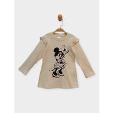 Minnie Mouse Lisanslı Kız Çocuk Elbise PL22090