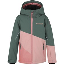 Hannah Kigali Jr Kız Çocuk Outdoor Mont Gri-Pembe Polyester Su Geçirmez Kayak Ceketi 122-128 cm