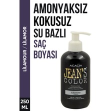 JEAN'S COLOR Jean’s Color Amonyaksız Lilamor Renkli Saç Boyası 250 ml Kokusuz Su Bazlı Lilamour Hair Dye