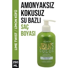 JEAN'S COLOR Jean’s Color Amonyaksız Limon Küfü Renkli Saç Boyası 250 ml Kokusuz Su Bazlı Lime Twist Hair Dye