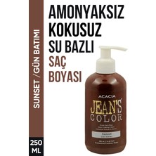 JEAN'S COLOR Jean’s Color Amonyaksız Gün Batımı Renkli Saç Boyası 250 ml Kokusuz Su Bazlı Sunset Hair Dye