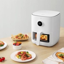 Xiaomi 4 Lt 1600W Wi-Fi 24 Saatlik Planlama Özellikli Yağsız Kızartma | Pişirme | Yoğurt | Meyve Kurutma | Buz Çözme | Fermantasyon Özellikli Yağsız Airfryer Fritöz