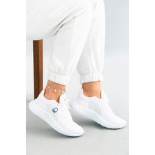 BENETTON® ORİJİNAL YENİ SEZON TRİKO COMFORT KADIN SPOR AYAKKABI BN-30009 BEYAZ