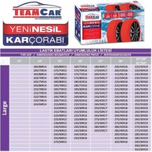 Btl Otomotiv Kar Çorabı Large Ebat Yeni Nesil Kolay Montaj Zincir Muadili