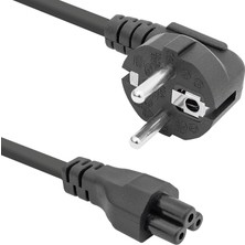 Powermaster PM-8051 3x0.75 mm 1.5 Metre Poşetli Notebook Power Yonca Kablo