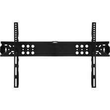 kzy mobilyal Powermaster PWR-42S 40 - 75 Sabit Kilitli Duvar Askı Aparatı Siyah Dayanıklı Tasarım Lcd-Led Tv D