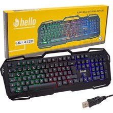Hello HL-4730 Kablolu Oyuncu Gamıng Klavye