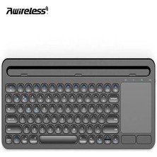 Deanb Type-C Şarjlı, Touchpad, Telefon, Tablet Standlı Bluetooth Klavye Ios/android/windows