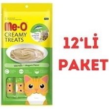 Me-O Creamy Sarı Yüzgeçli Orkinos Sıvı Kedi Ödülü 4X15 gr 12'li Paket