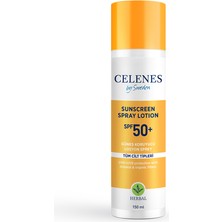 Celenes By Sweden Herbal Güneş Koruyucu Losyon Sprey 50 Spf 150 ml - Tüm Cilt Tipleri