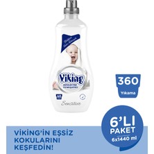 Viking Yumuşatıcı Sensitive 1440 ml 60 Yıkama 6 Adet