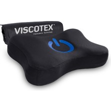 Viscotex Visco Kamp Yastığı Power Nap, 50X30X10 Cm, Siyah