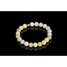 Kendin Gibi Zebercet (Peridot) Taşı Doğal Taş Bileklik – 8 mm