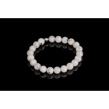 Kendin Gibi 1. Kalite Ay Taşı Doğal Taş Bileklik – 8 mm