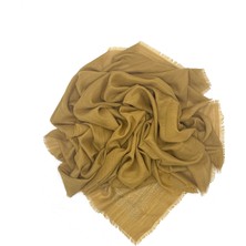 Naz İpek Taş Işlemeli Flamlı Yazma Gül Desenli Eşarp 100X100CM