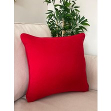 Tuğçe Demir Home Desıgn Hardal Fitil Kenar Dekoratif Kırlent İç Dolgulu 43X43