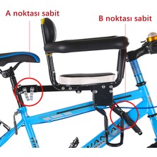 Gotp Çocuk Güvenliği Pedallı Bisiklet Tam Ön Koltuk (Yurt Dışından)