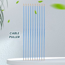 Sagrado Balık Bant Kablolama Çubukları 5.8m Fiberglas Elektrik Kablo Geçirici, Kasada Çalışan Çektirme 10 Çubuk x 58 Cm, Mavi (Yurt Dışından)