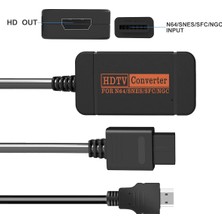 Sagrado 1080 P HDMI Uyumlu Dönüştürücü Adaptör Için N64 64/snes/ngc/sfc Gamecube Retro Video Oyunu Konsolu Kablosu (Yurt Dışından)